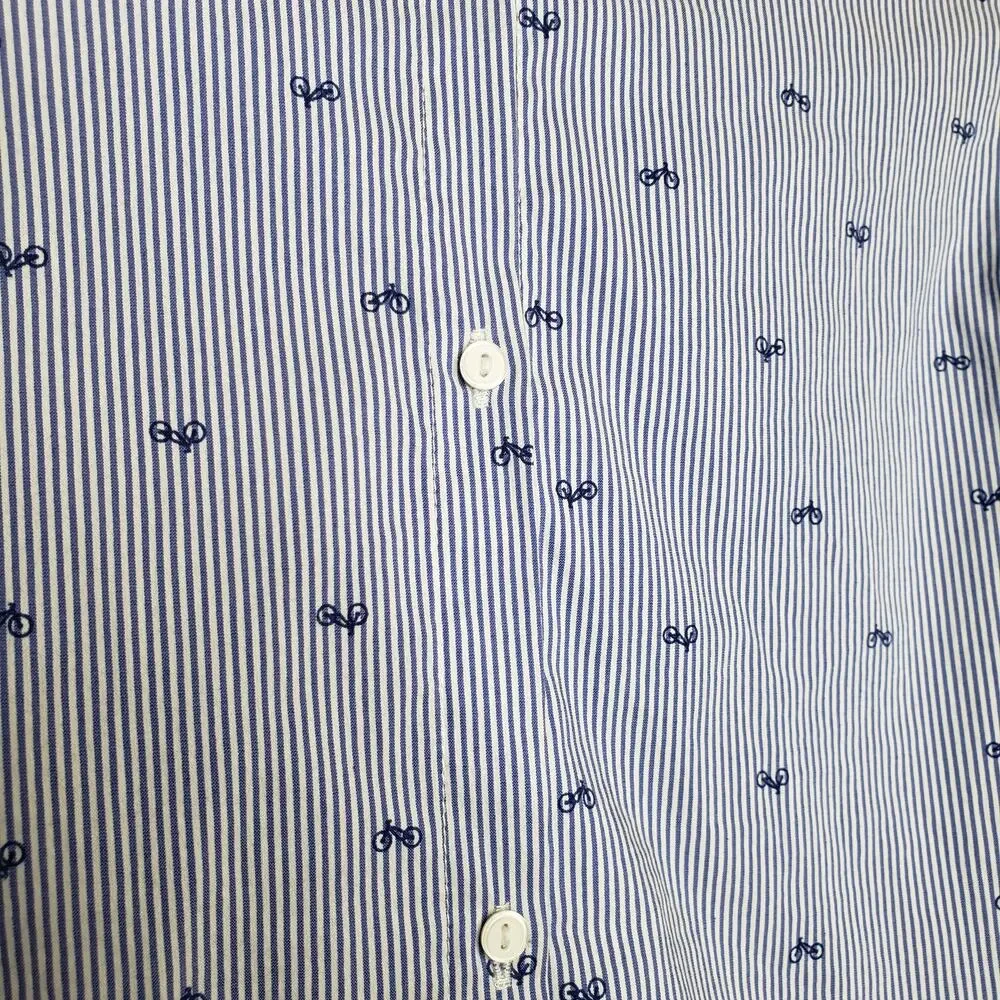 Zara Basic| Bicycle Pattern Button Down - Picture 5 of 14